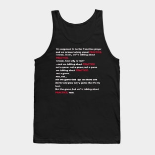 Practice Speech Tank Top